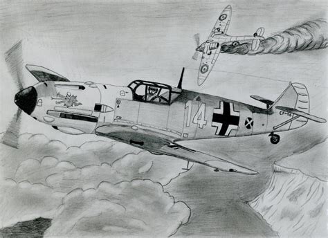 横扫欧洲的鹰bf109e型埃米尔战斗机彩图