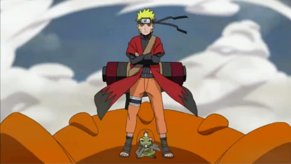 让我看看鸣人的救场漩涡鸣人仙人模式