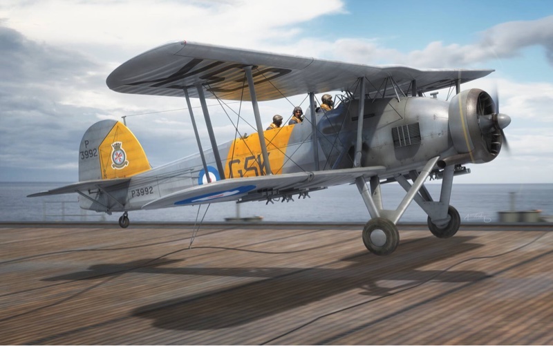 剑鱼式双翼鱼雷轰炸机彩绘合集