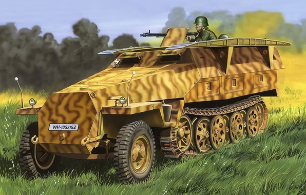 sdkfz251半履帶式裝甲車彩繪合集