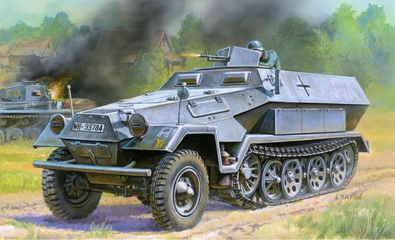 sdkfz251半履带式装甲车彩绘合集