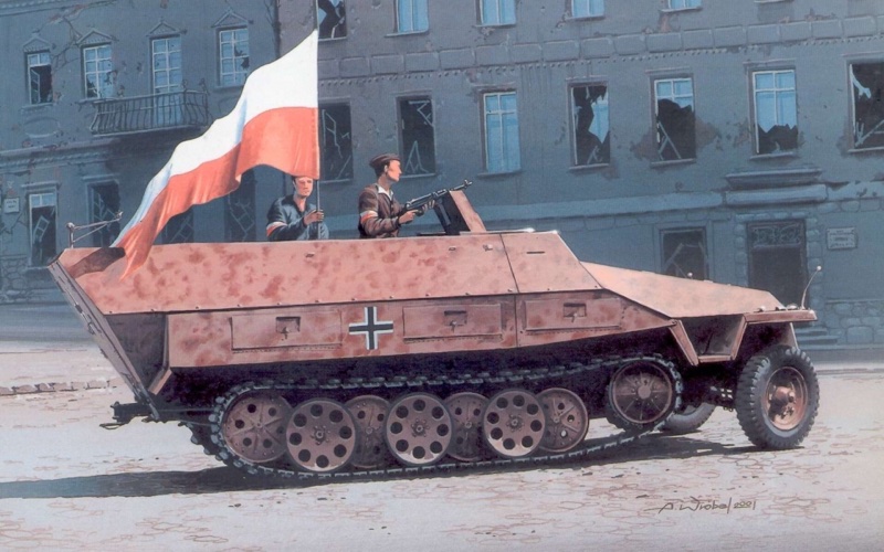 sdkfz251半履带式装甲车彩绘合集