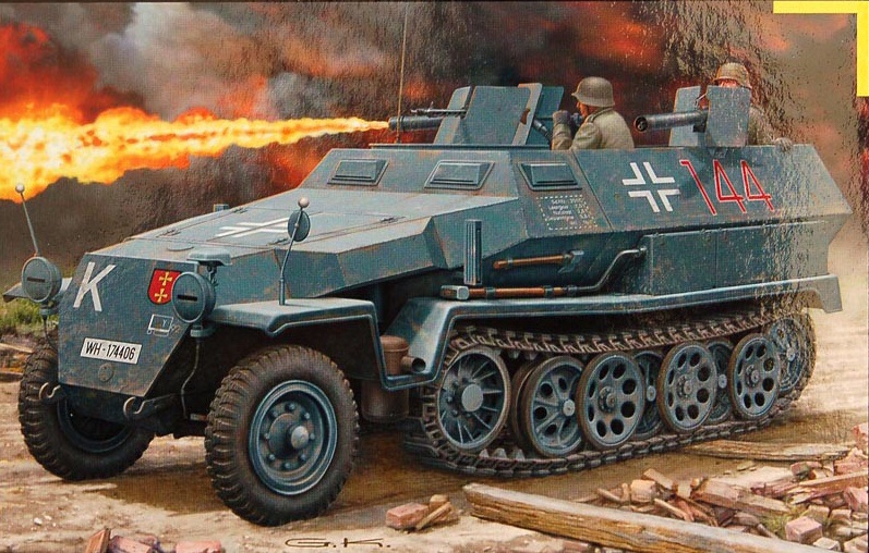sdkfz251半履带式装甲车彩绘合集