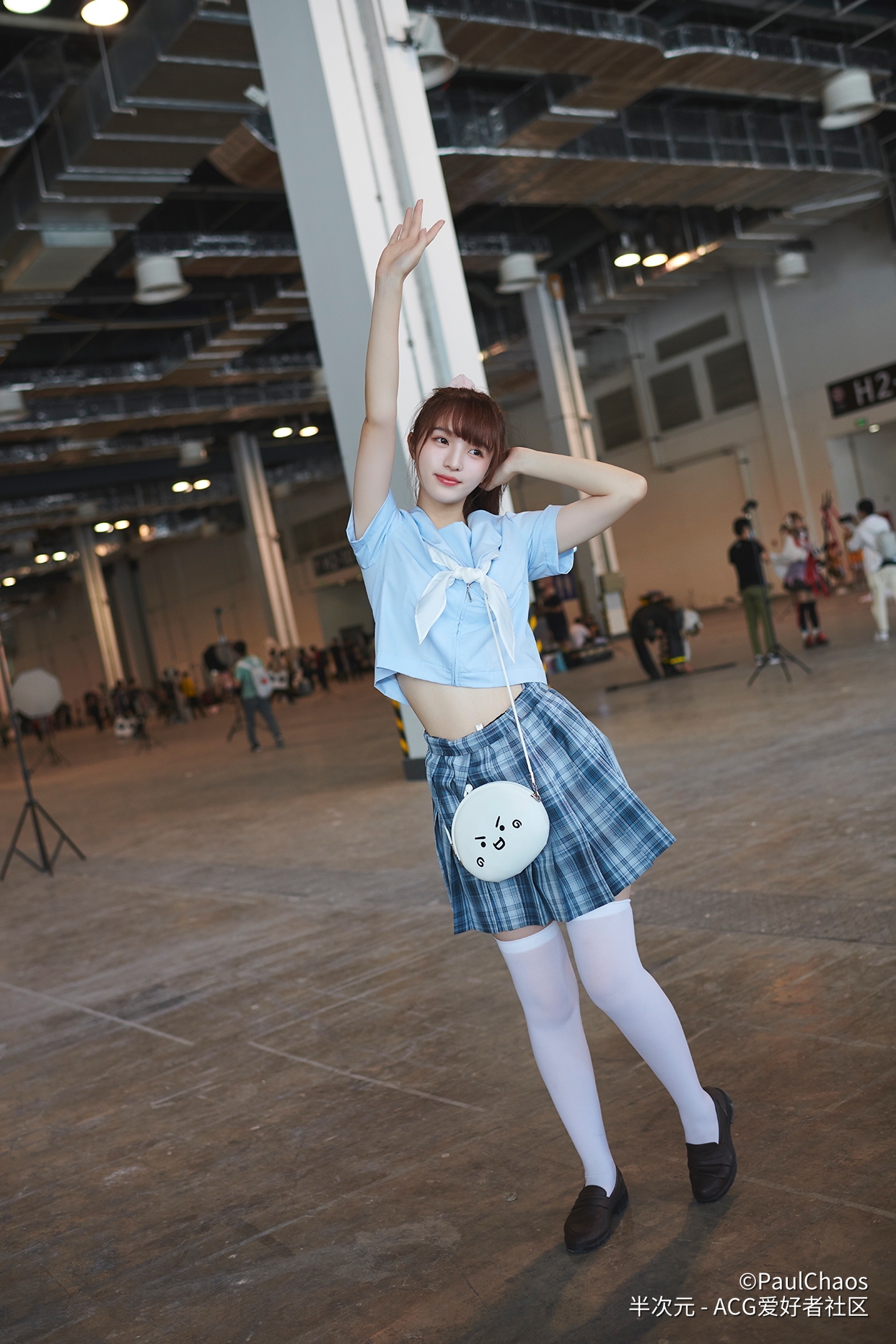 jk系列漫展上的小姐姐