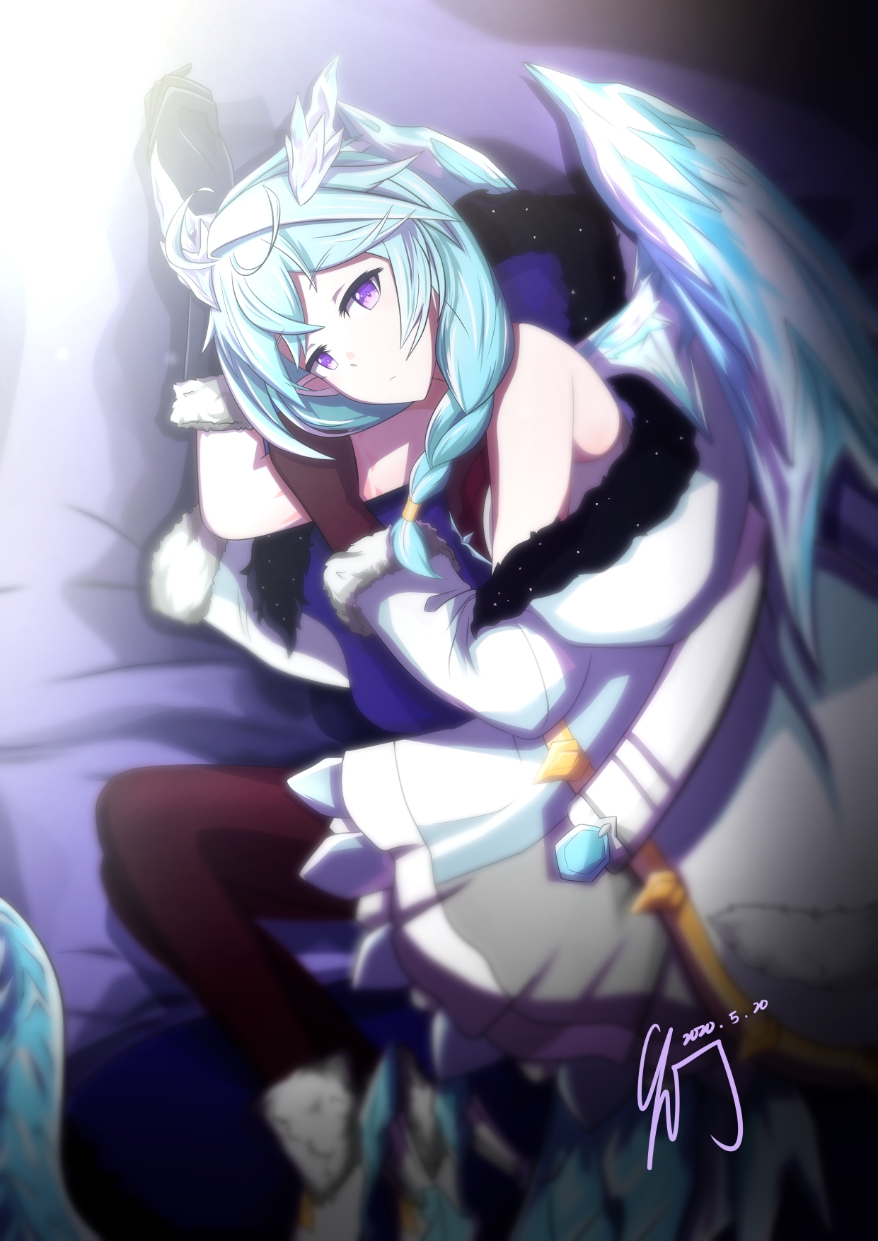 公主连结可爱的冰雪龙女雪菲