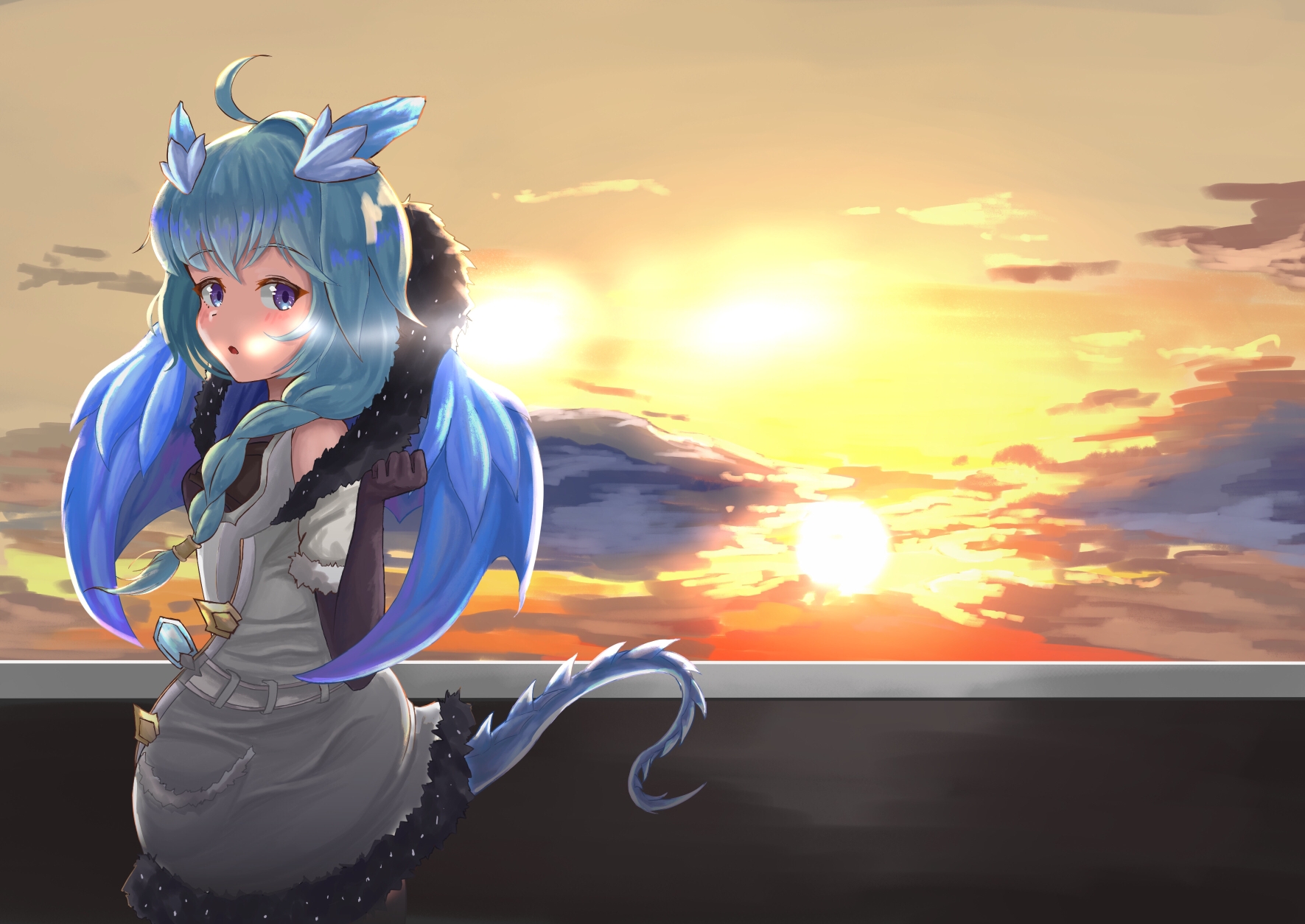 公主连结可爱的冰雪龙女雪菲