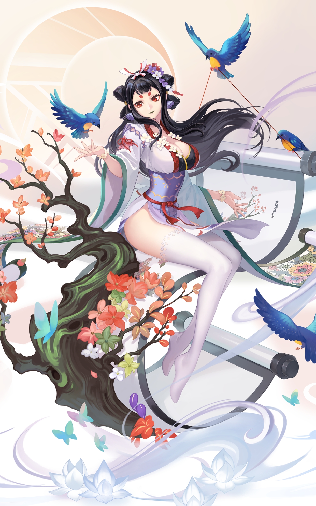 阴阳师花鸟卷污图图片