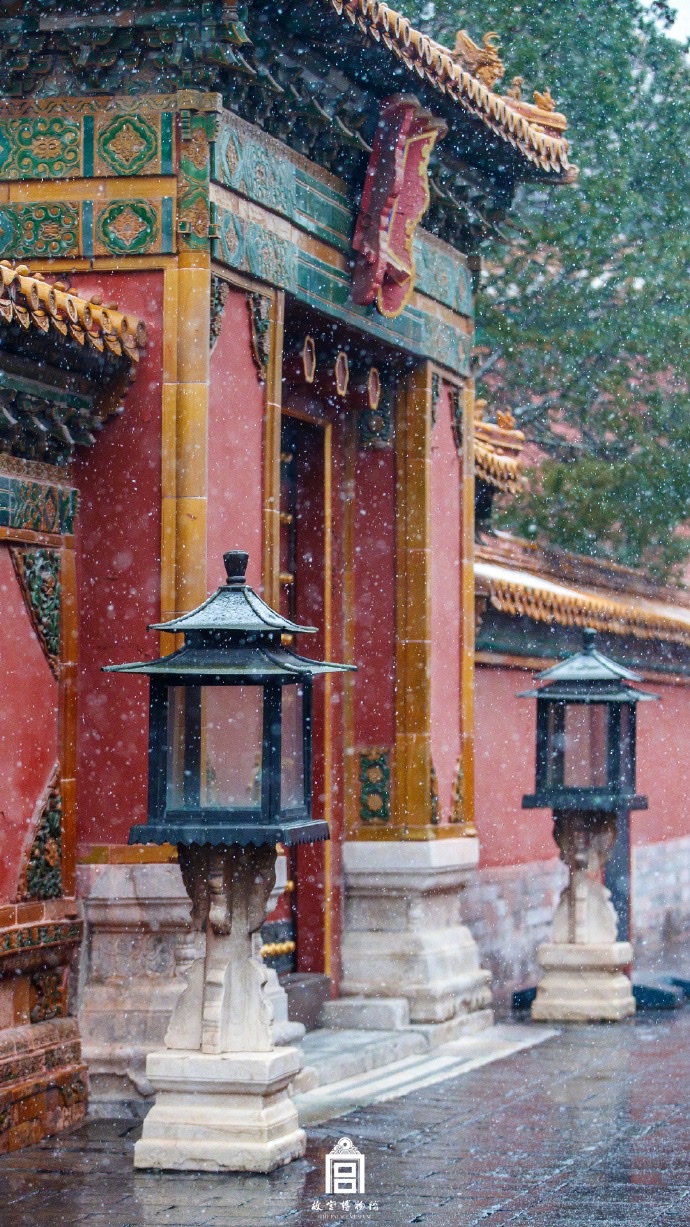 北京今冬初雪故宫照片来了