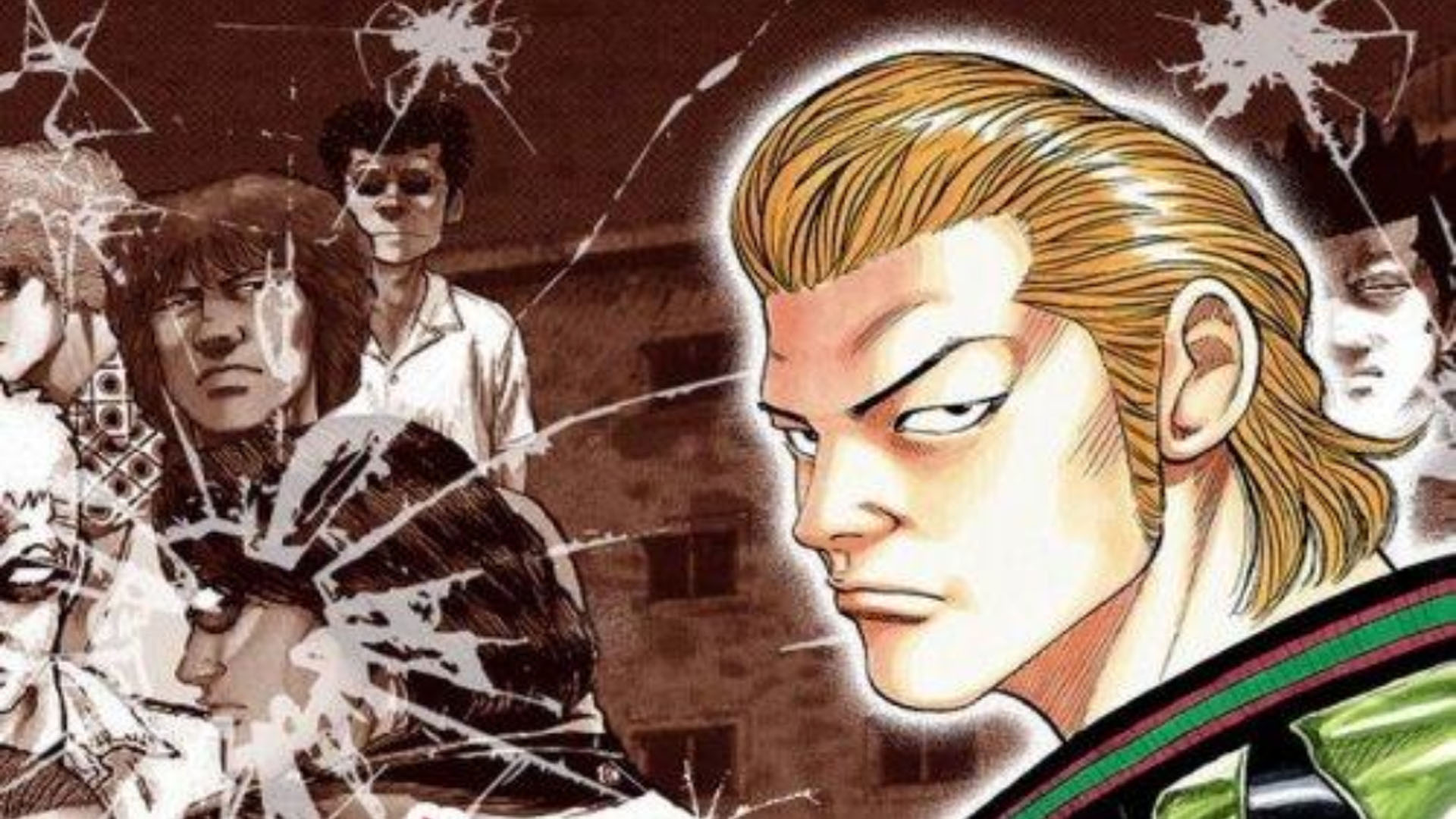 热血高校第二话,杉原单挑坊屋春道,铃兰前五的家伙被一脚ko!