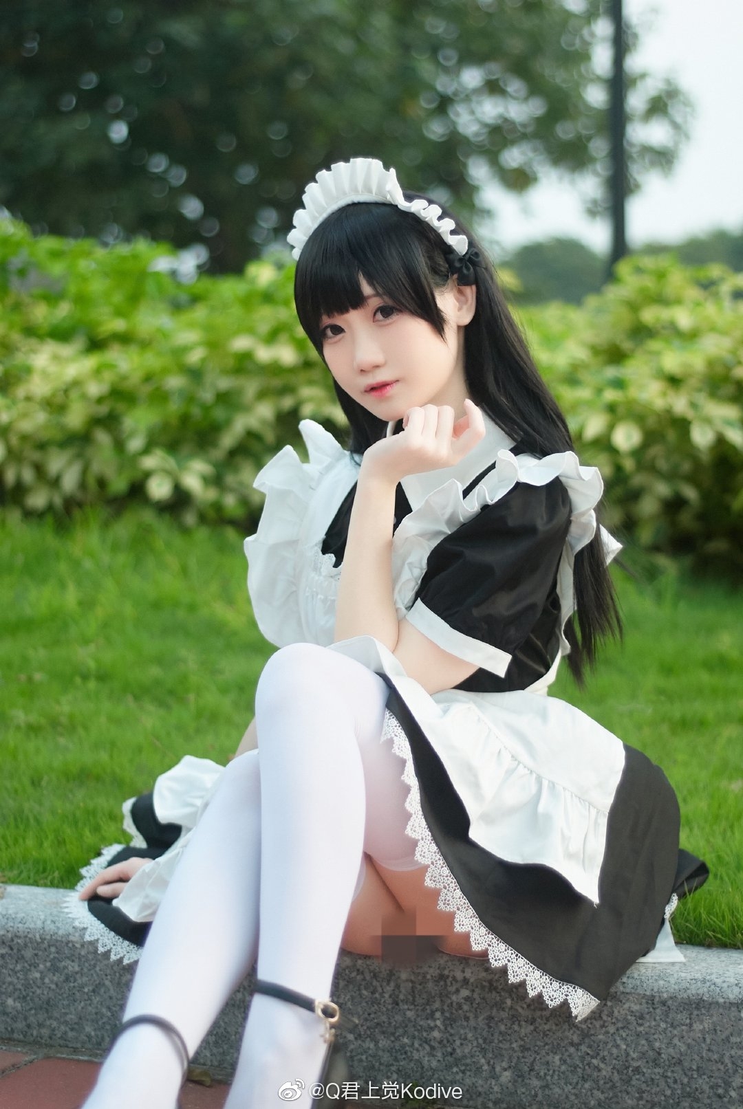 白丝女仆装五焦真的香