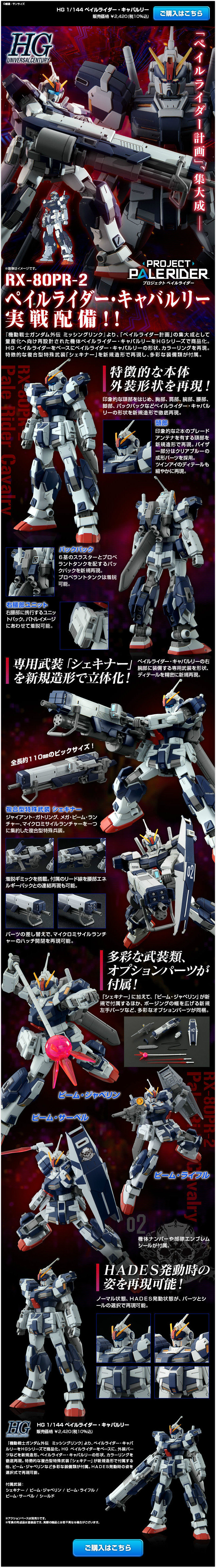 【未開封】RX-80PR ペイルライダー (HADES発動Ver.) プレミアムバンダイ 【公式】 on X: 