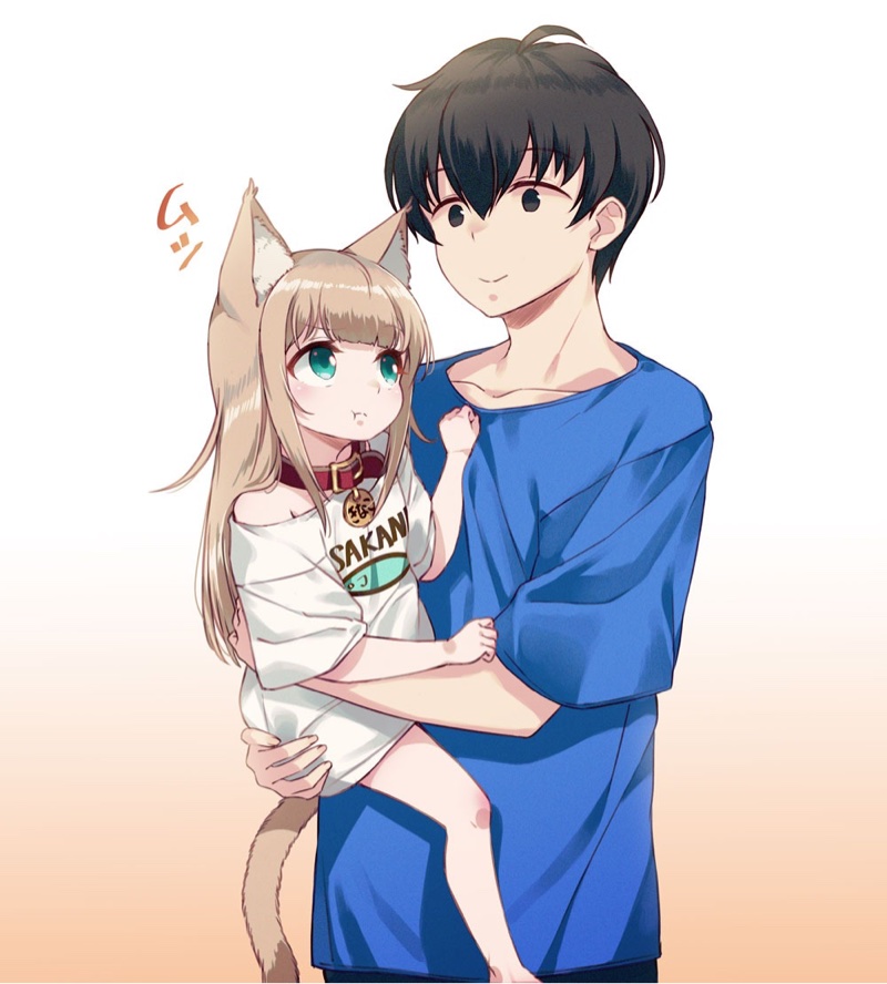 每日一图拟人猫