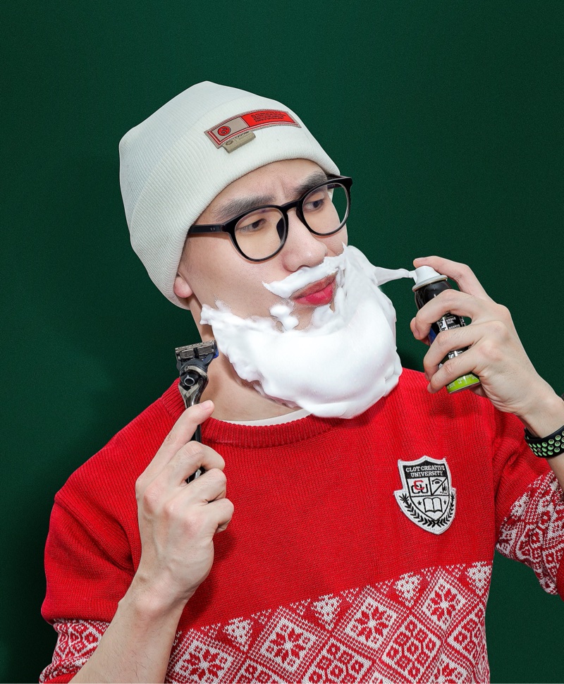 圣诞节创意自拍