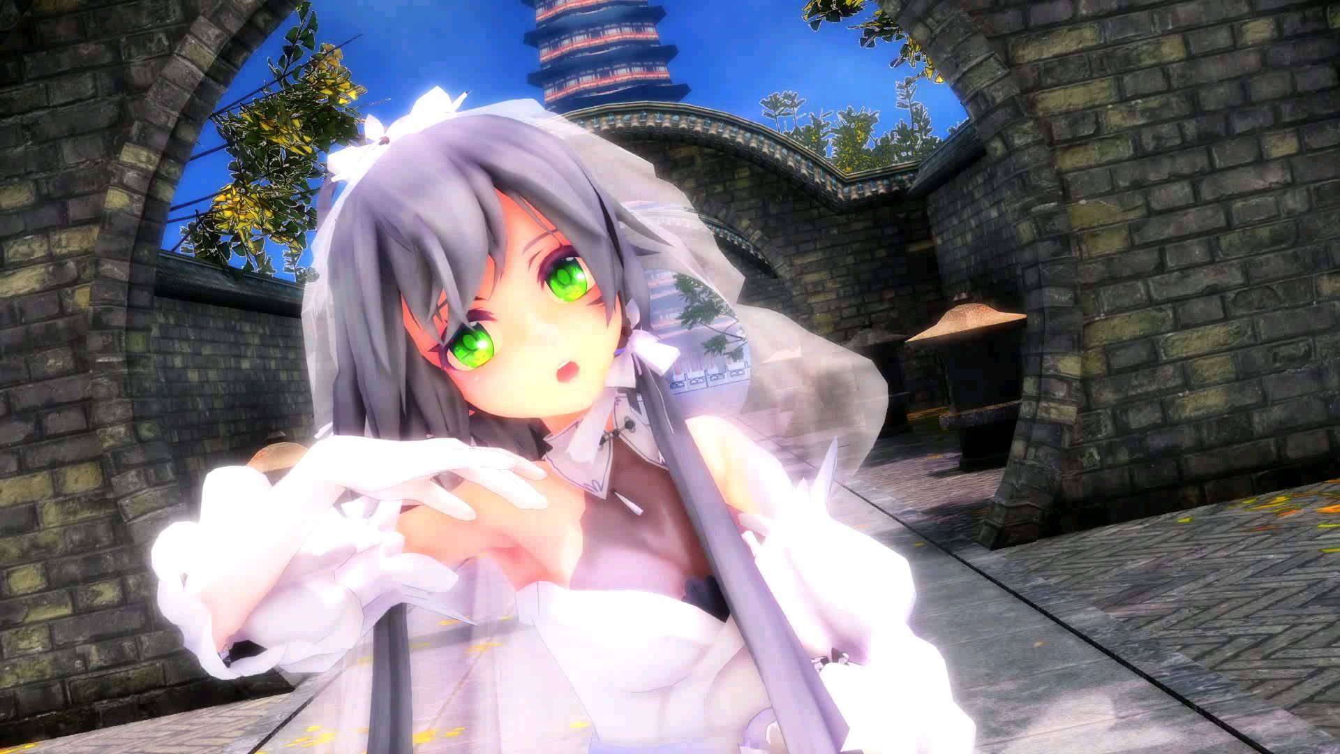 婚纱洛天依霜雪千年