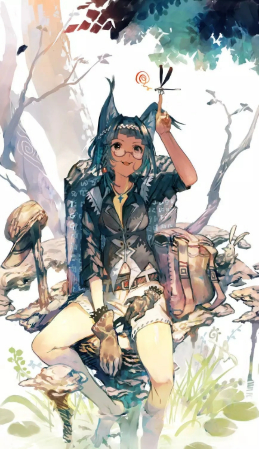 日本插画师トリダモノ一组插画设计