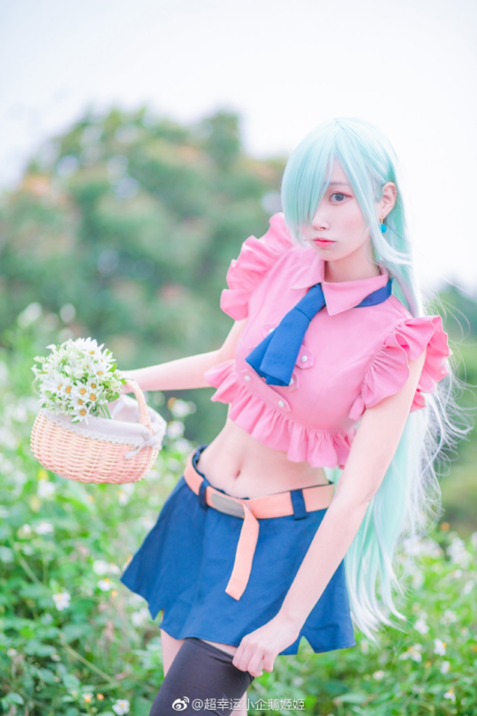 cos七大罪伊丽莎白里昂妮丝性感紧身衣长腿御姐