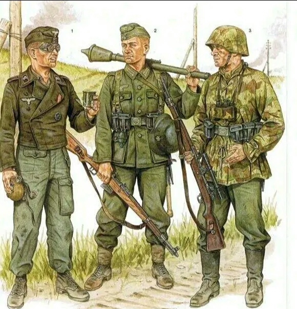 二戰德軍軍服以及單兵裝備圖冊東線