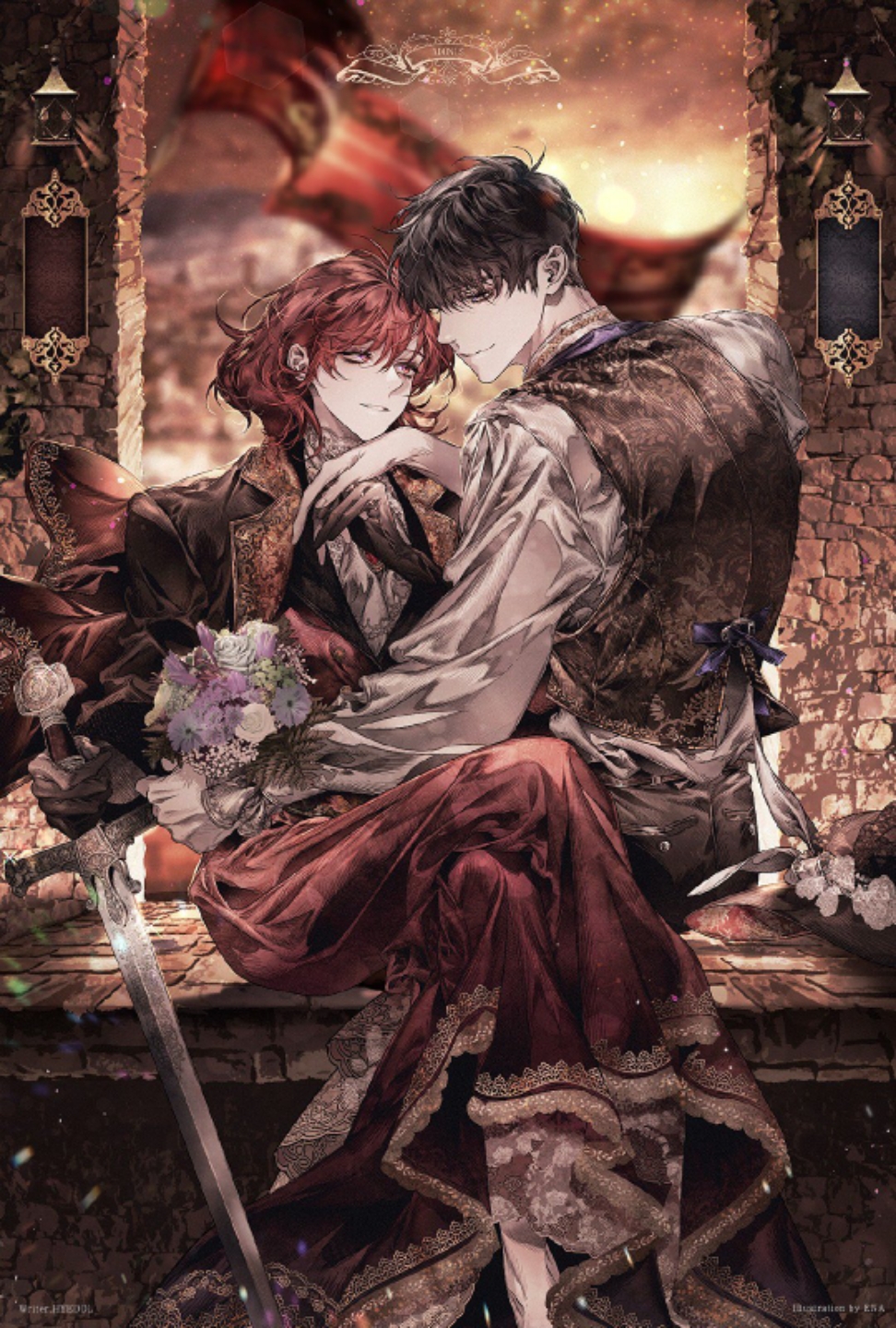 太太更新啦韩国著名人物插画师81精致华丽人物绘画这个真的吹爆太棒