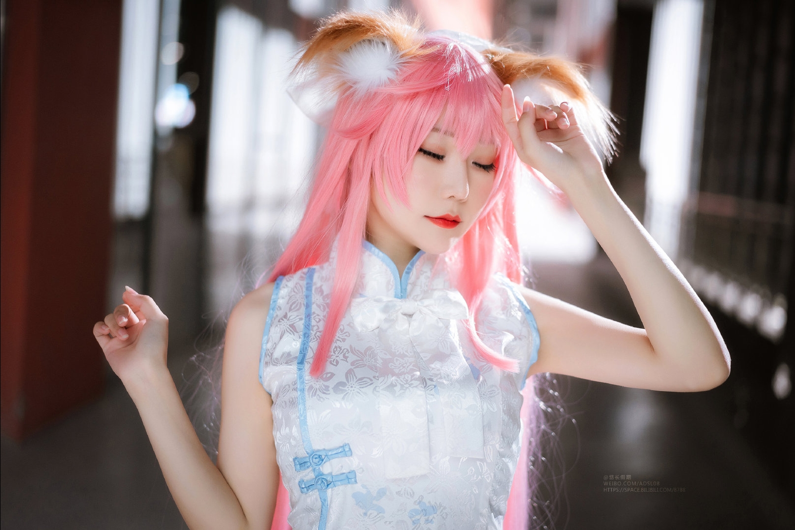 cos玉藻前高跟鞋大长腿你说美不美