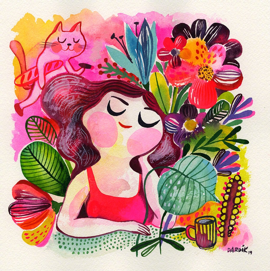 插画家helendardik绘画作品676767