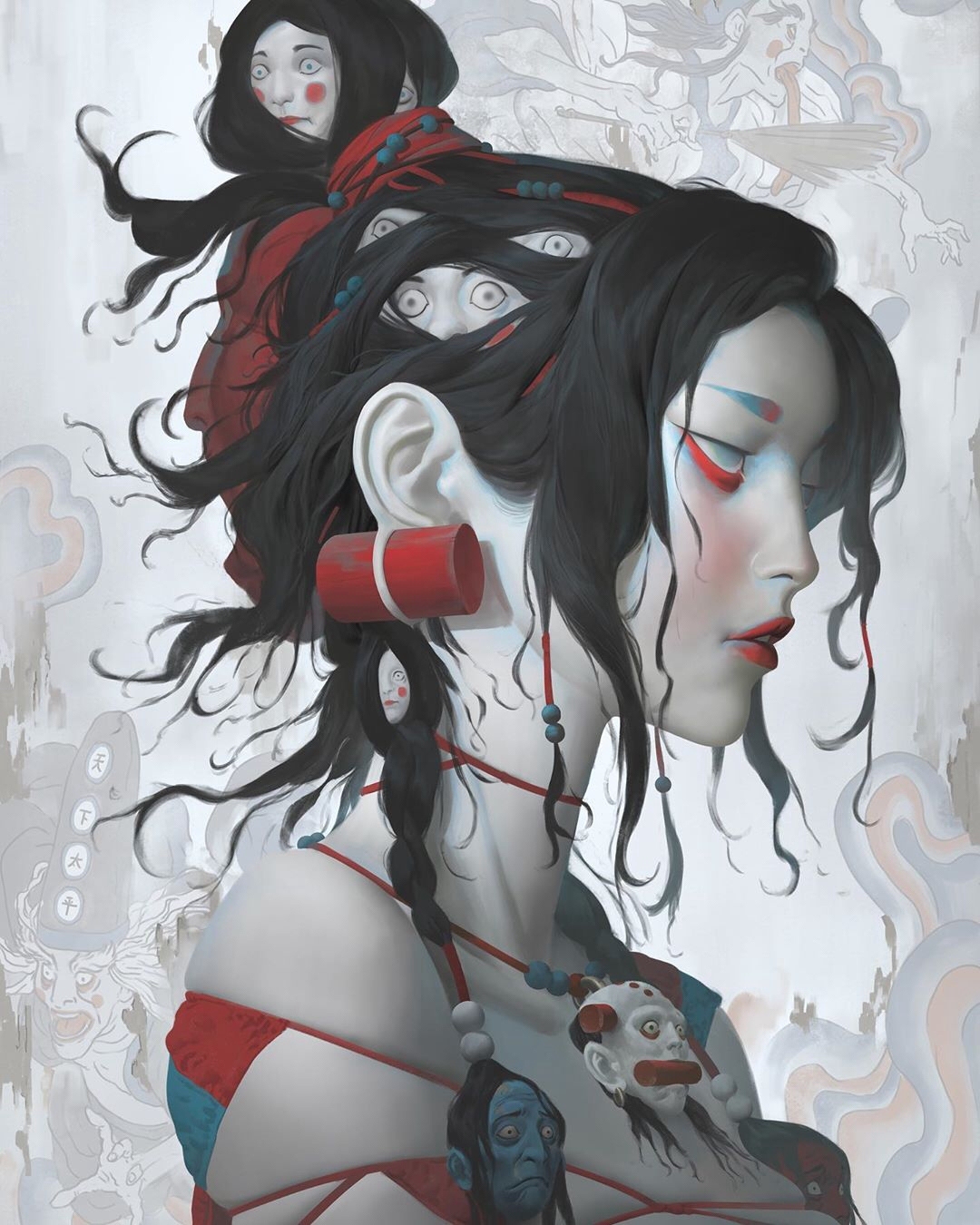 马来西亚鬼怪画师zeenchin