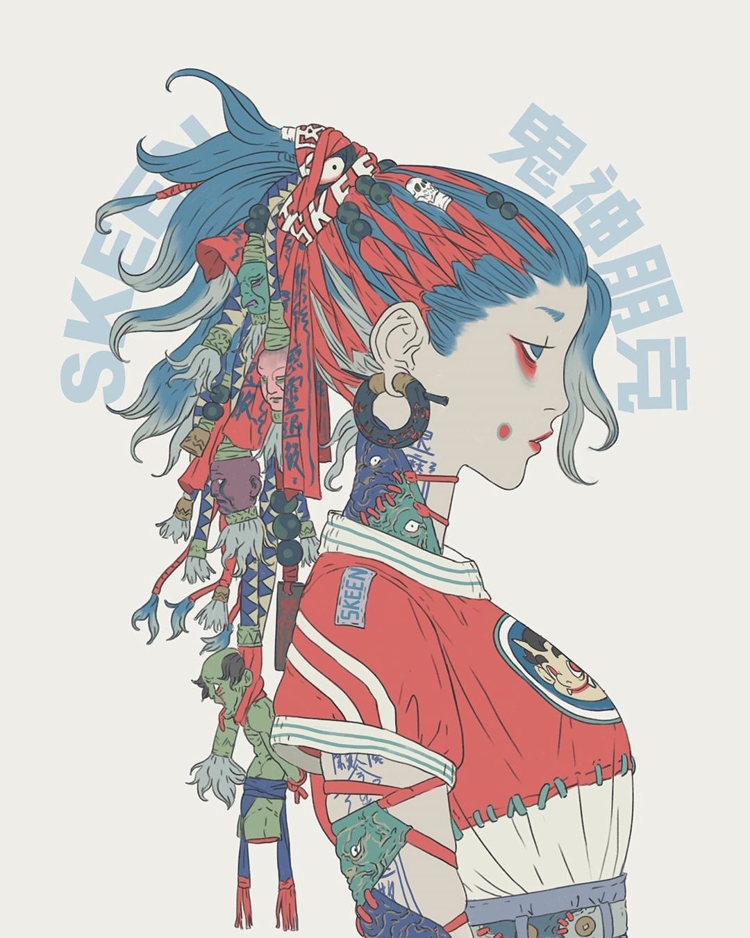 马来西亚鬼怪画师zeenchin