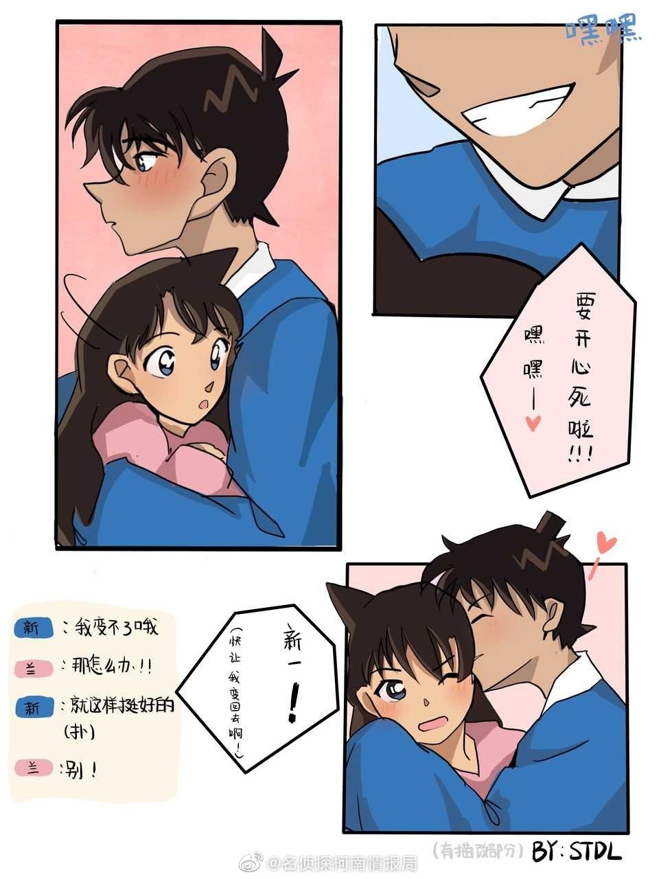 如果是小兰变小的话