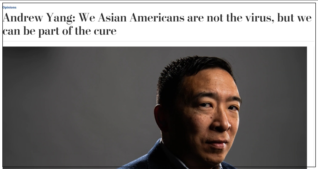 杨安泽:对自己身为亚裔感到"有些羞耻"