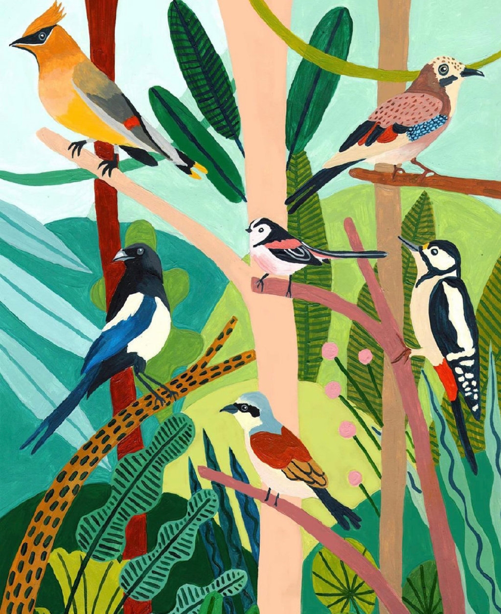 来自英国插画师amberdavenport绘画作品676767