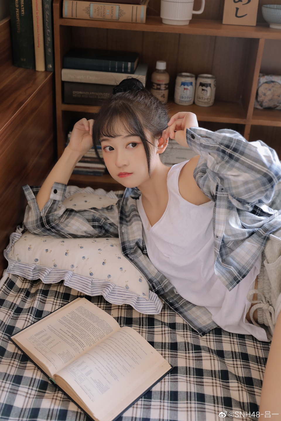 小姐姐日常写真集,肤白貌美,清新可爱