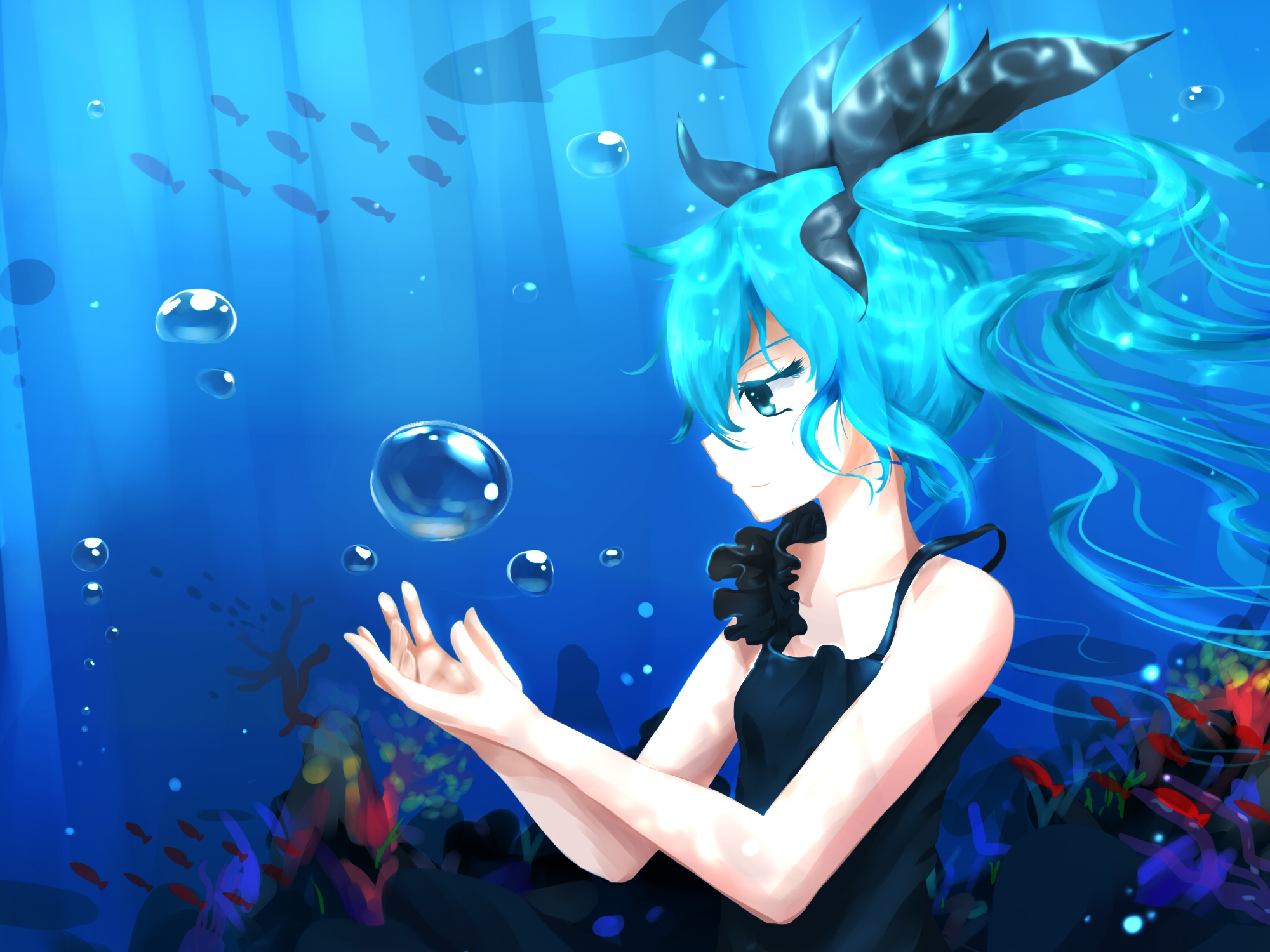 和初音miku一起过夏天初音就是天壁纸