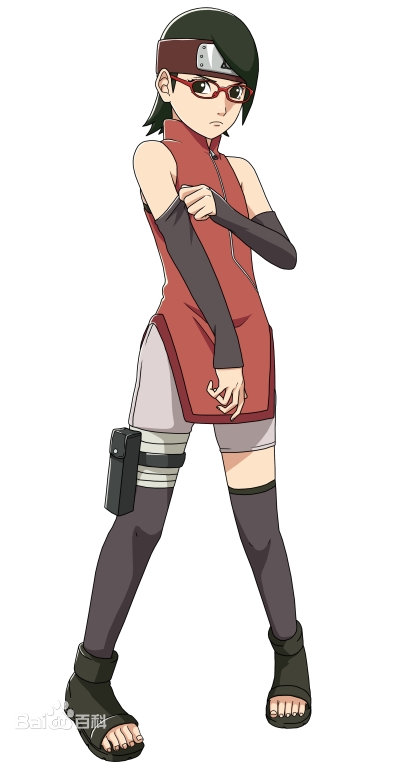 佐良娜与漩涡博人,巳月,秋道蝶蝶,奈良鹿戴,山中井阵等人为木叶隐村