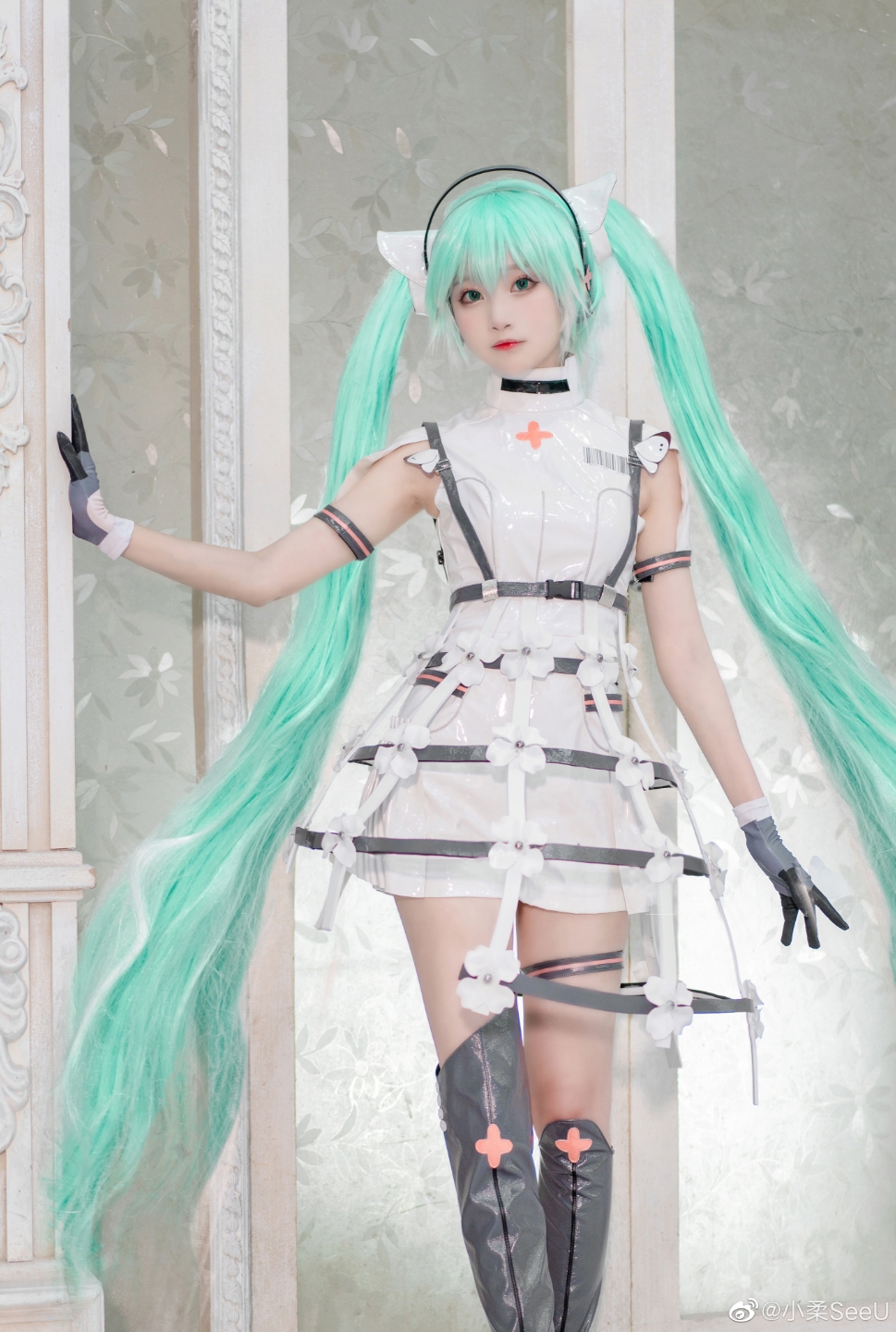 cos初音未来婴儿肥双马尾