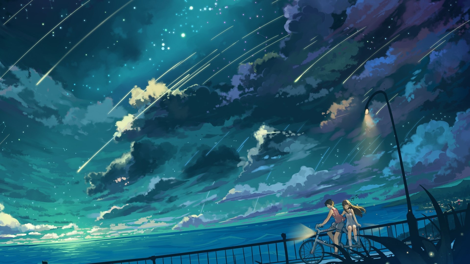 4k壁纸你们要的天蓝色风景