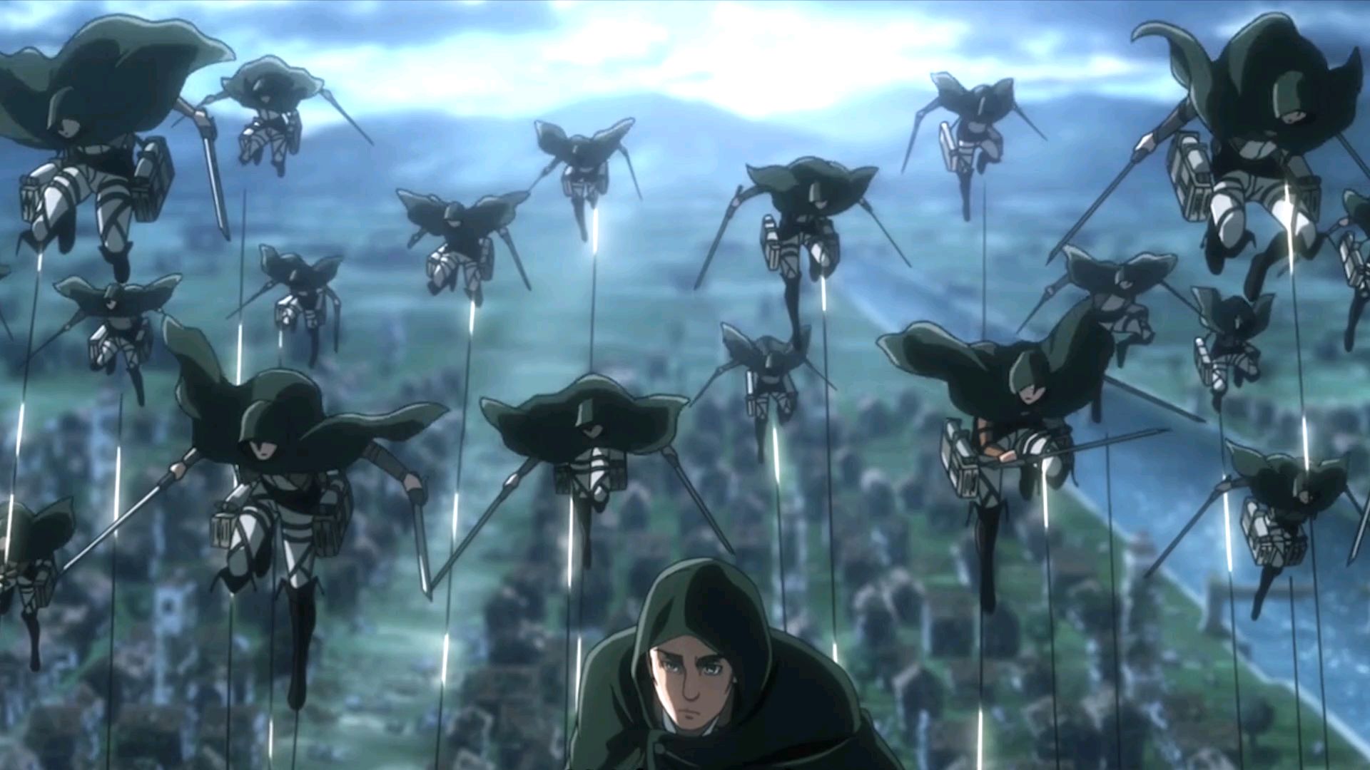 【一秒一部动漫】全员 立体机动装置!