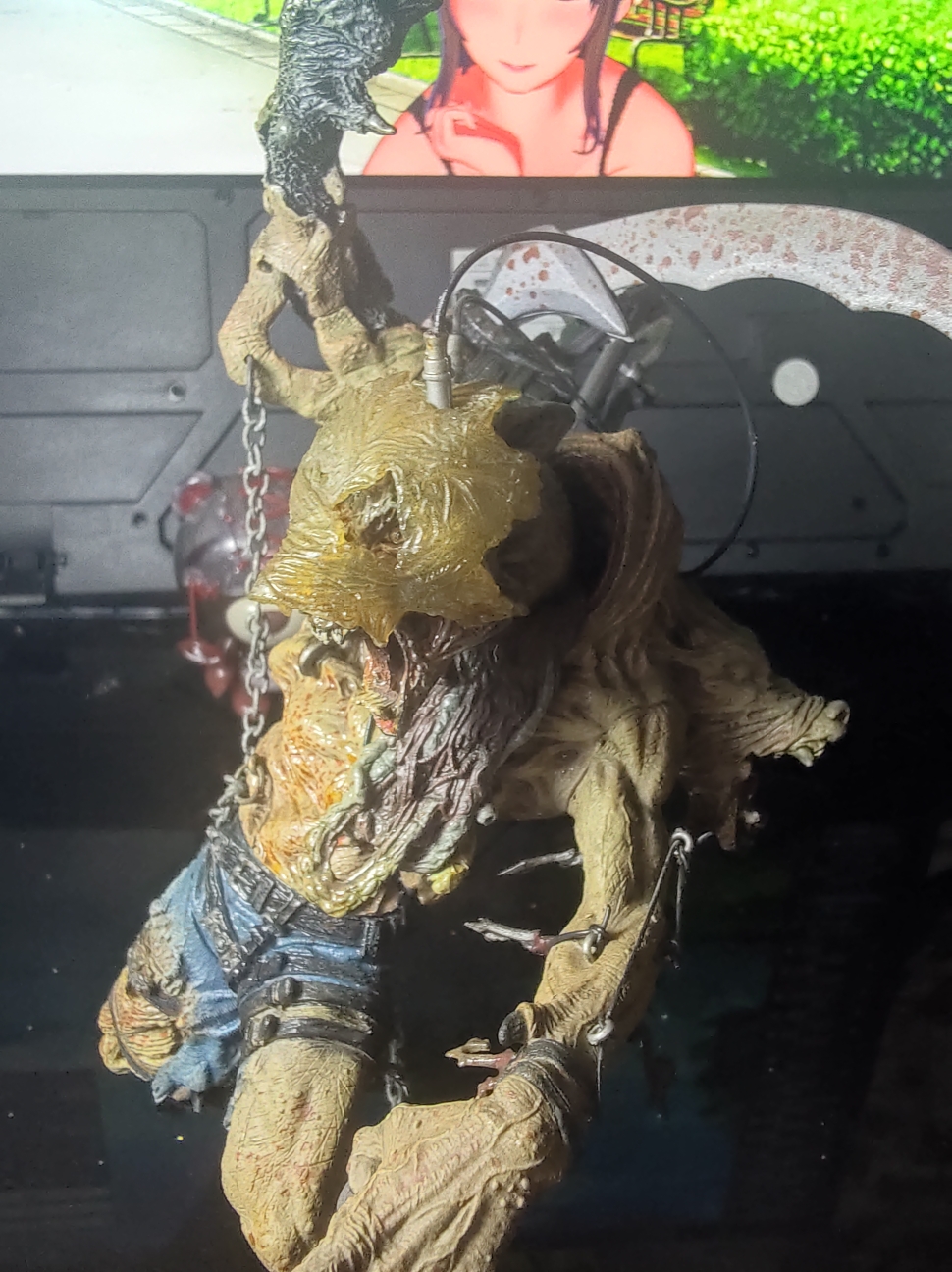 麦克法兰玩具2002年发行怪物系列1代狼人国际重血版多图