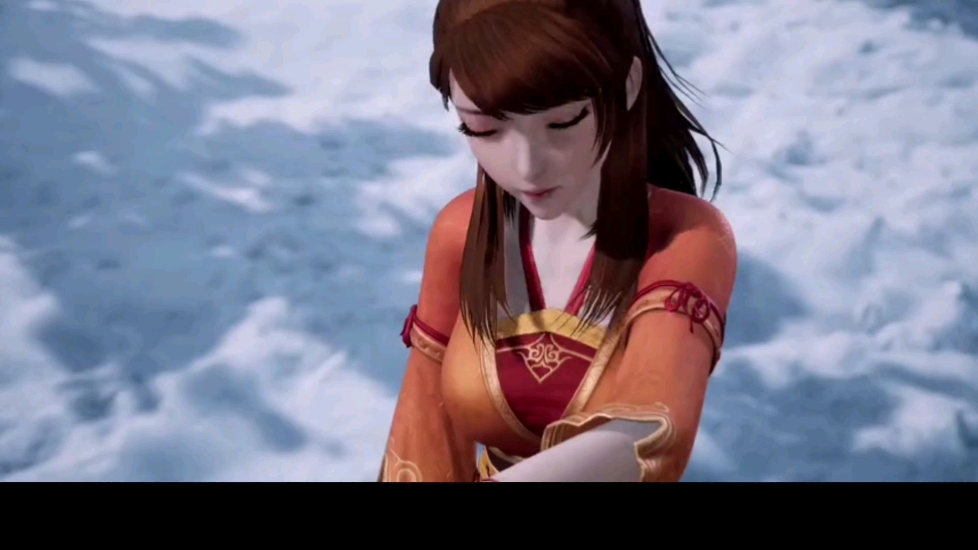 凝儿默默的付出着