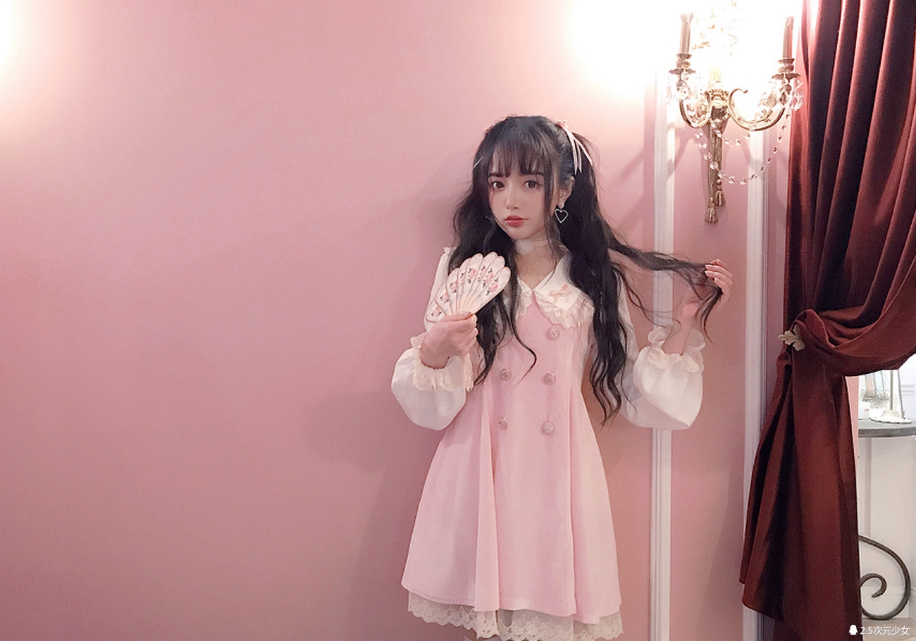 洛丽塔日常粉色的情调深红的诱惑07ε79