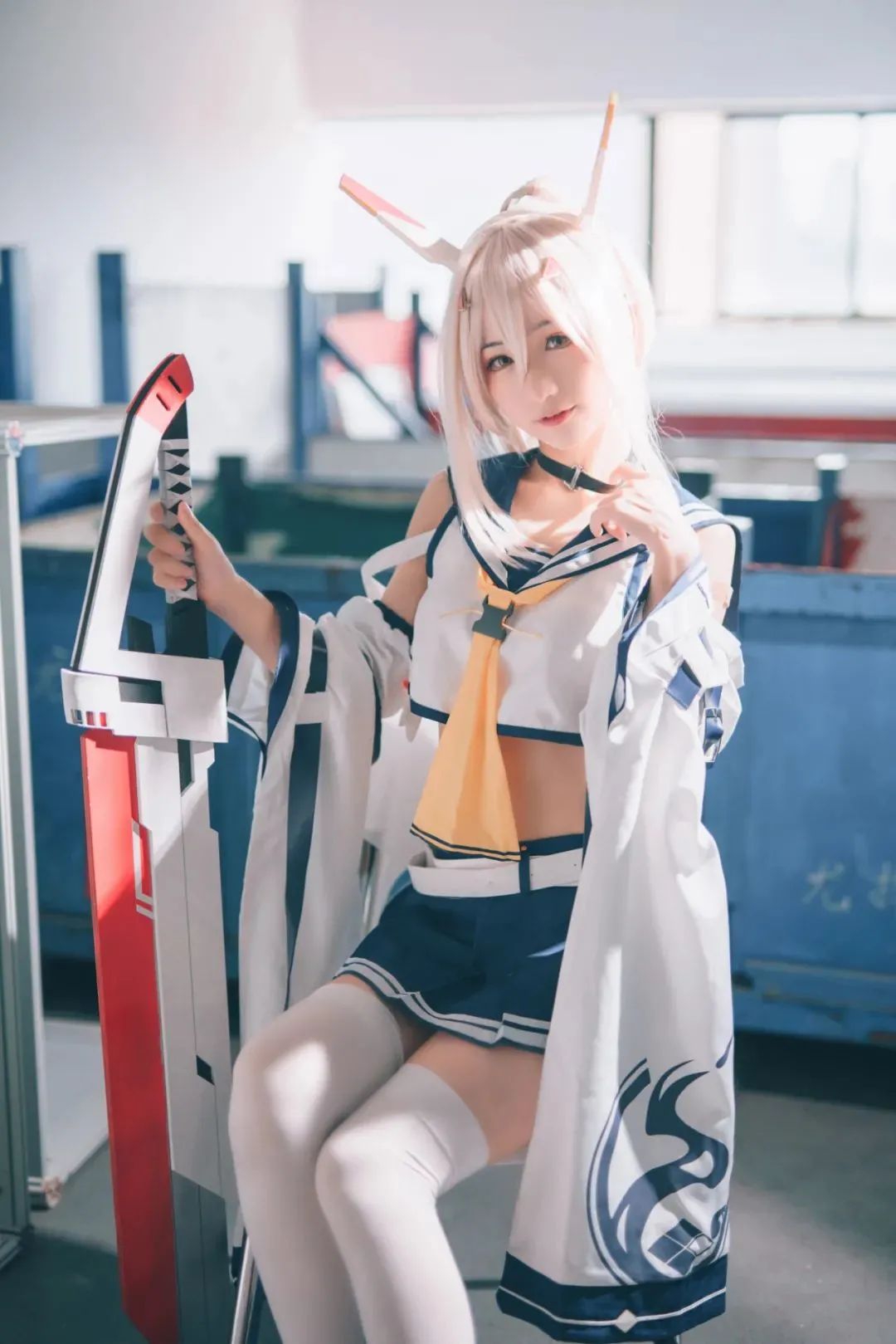 碧蓝航线绫波cosplay