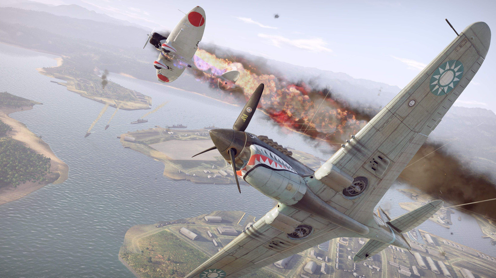 【浴血长空】p-40第一视角【2】