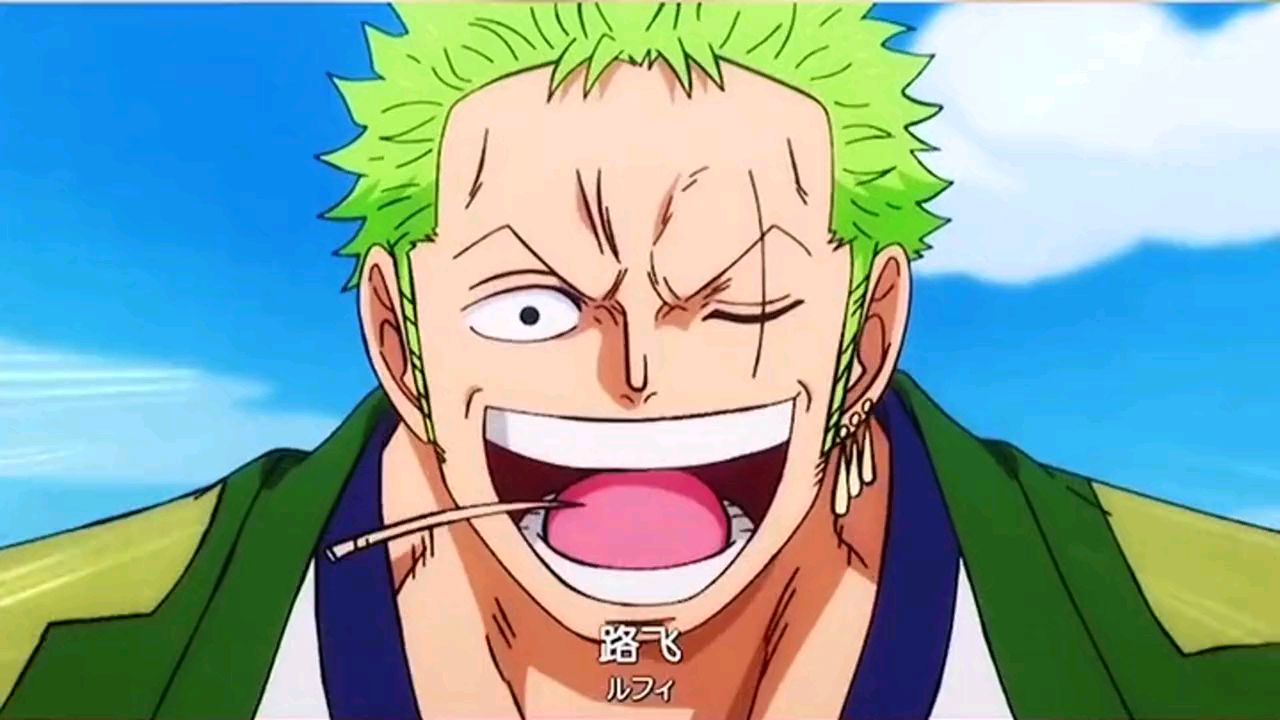 索大只对路飞一人大笑