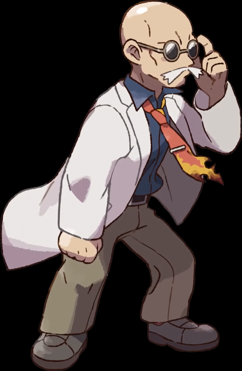 红莲镇红莲道馆馆主:夏伯《精灵宝可梦红/绿/蓝/皮卡丘》《精灵宝可梦