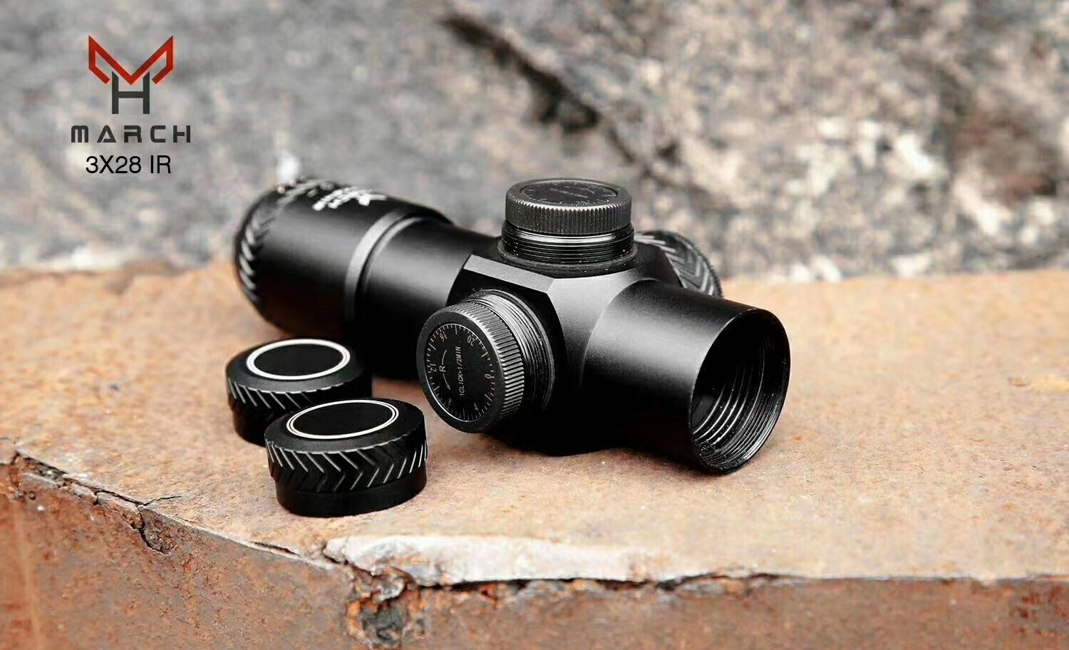 一个13cm的水弹瞄准镜3*28,定倍,真的太短啦2020-9-27up主追猎者光学