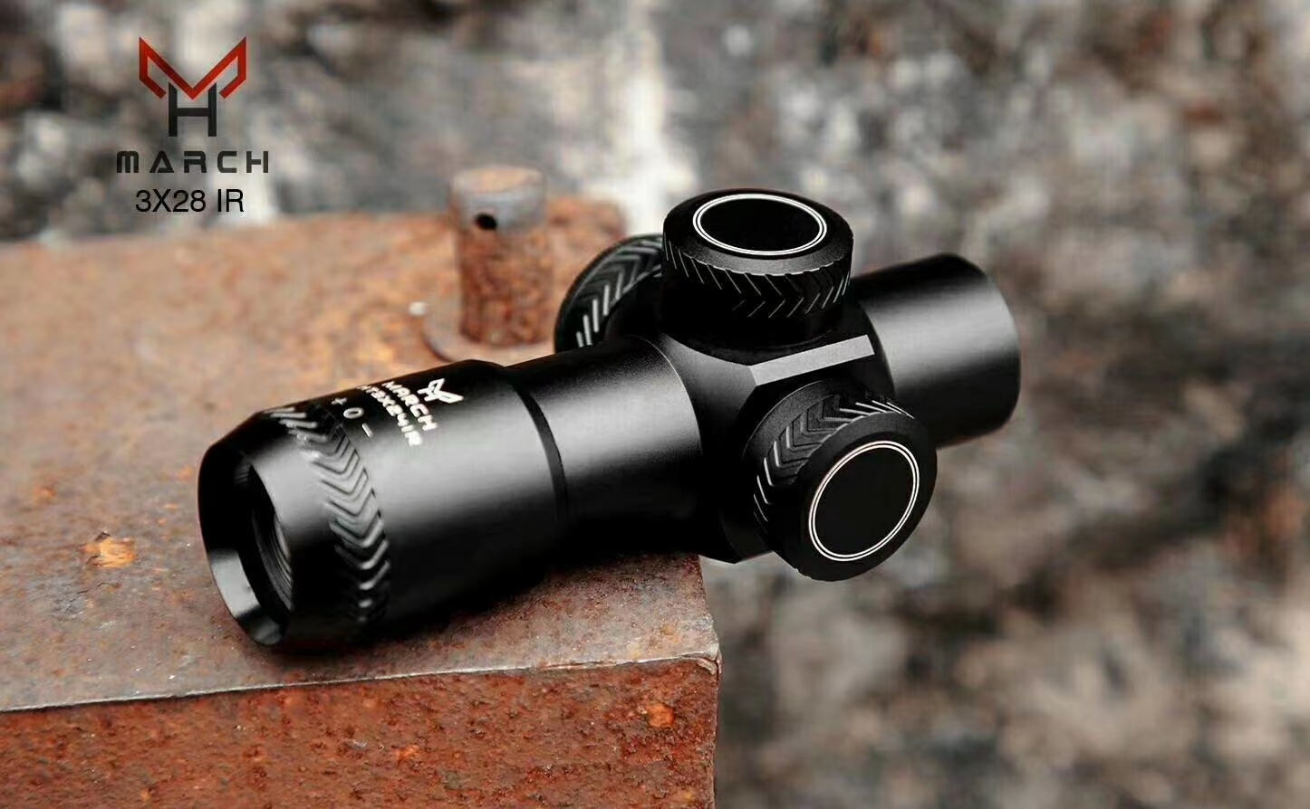 一个13cm的水弹瞄准镜3*28,定倍,真的太短啦2020-9-27up主追猎者光学