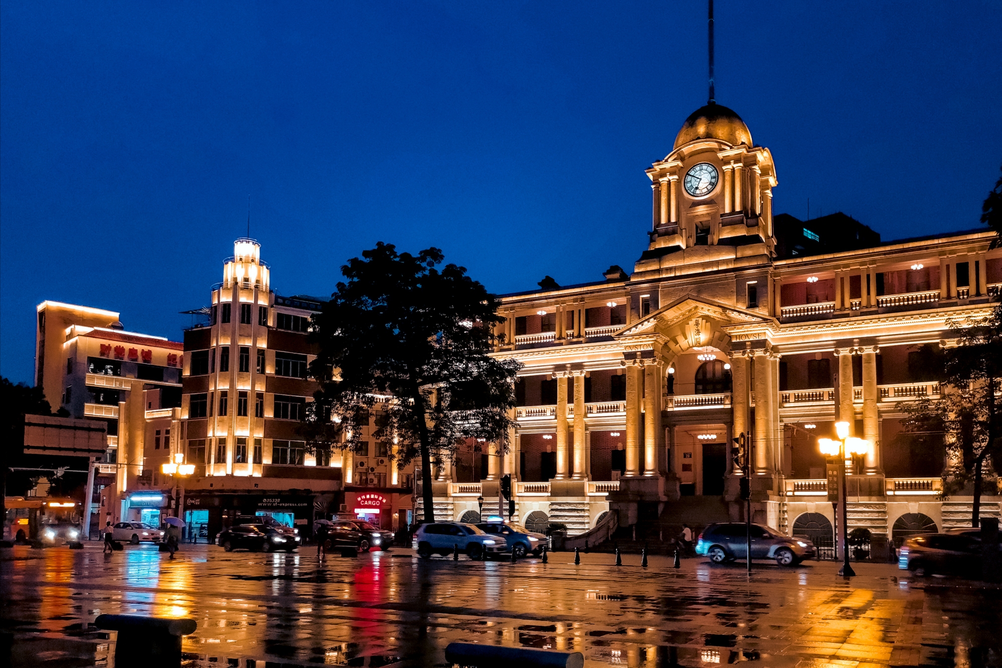 手机摄影暴雨后的江边荣耀9x拍摄