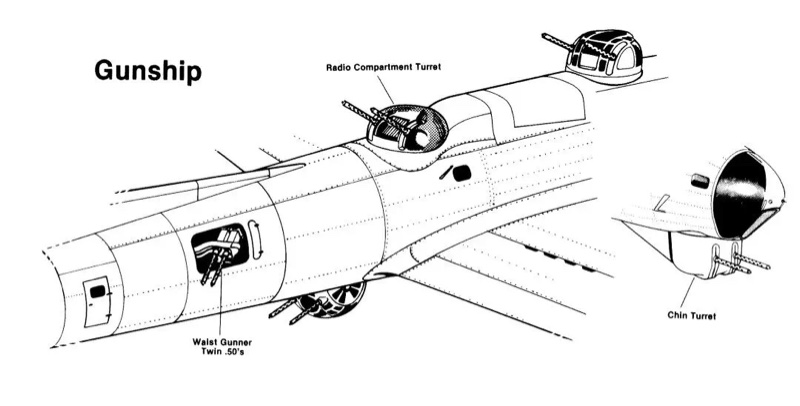 b-17轰炸机怎么画图片