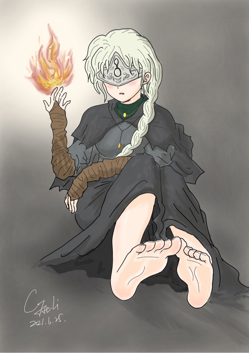 画师修炼ashenone不为了防火女传个火吗