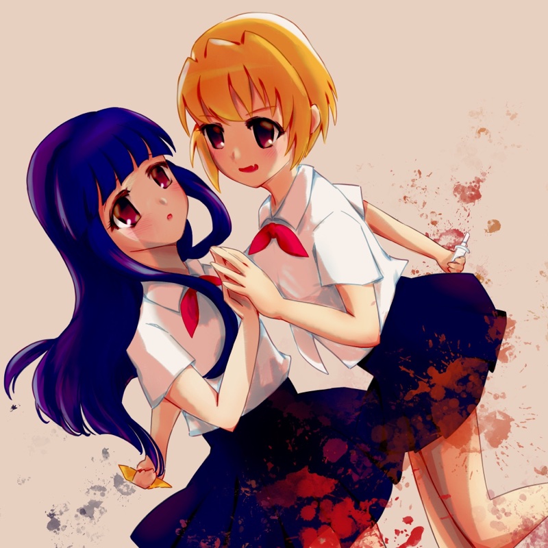 画了寒蝉鸣泣之时的梨花和沙都子