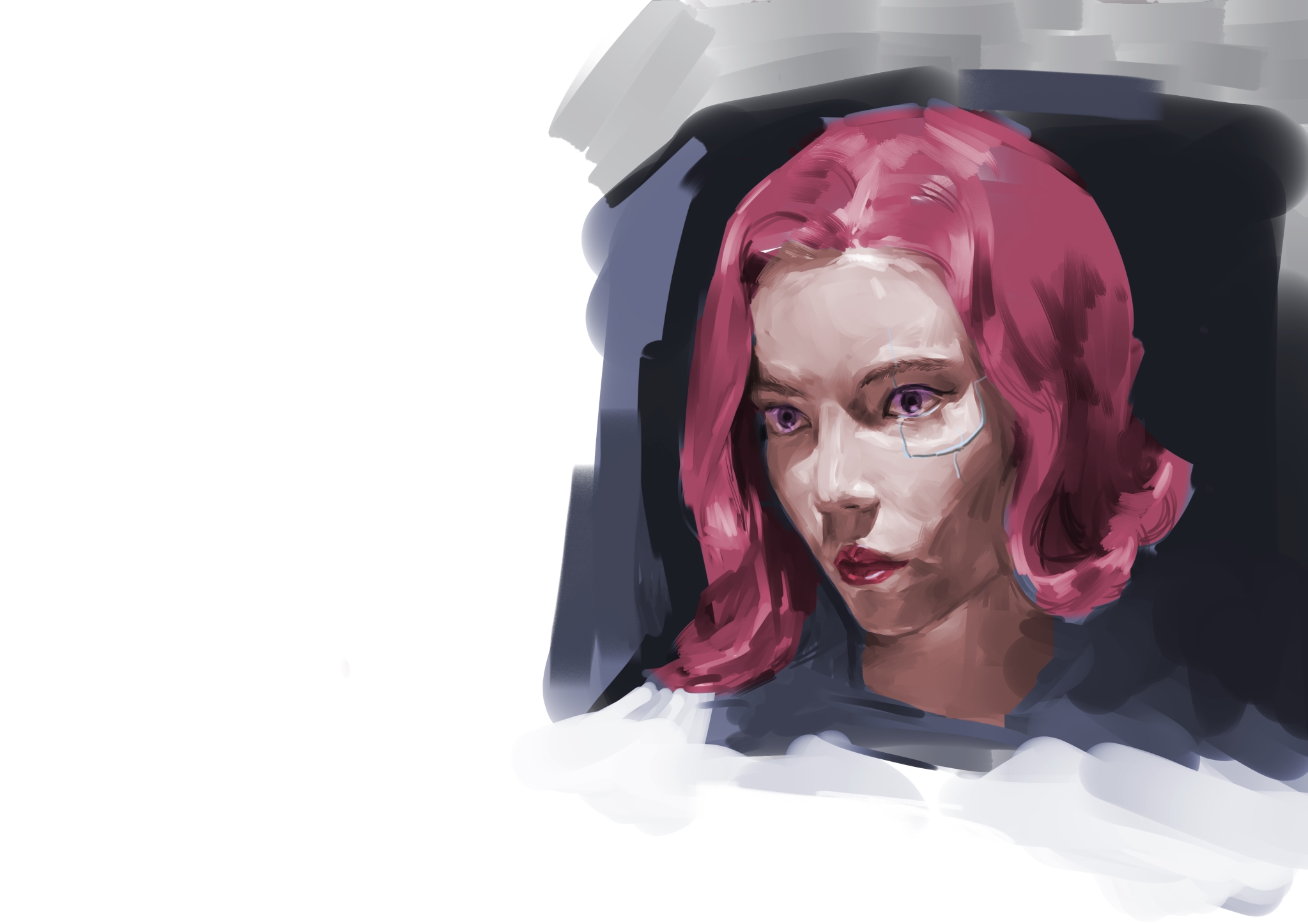 画师修炼学会了黑白稿上色159312