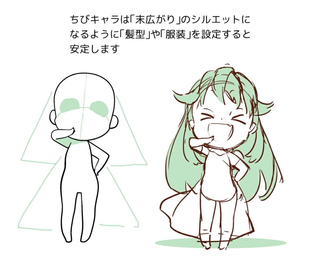 q萌少女绘画过程
